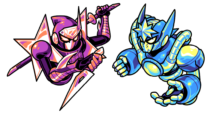 Gravity Circuit 2 characters Sol and Sharp